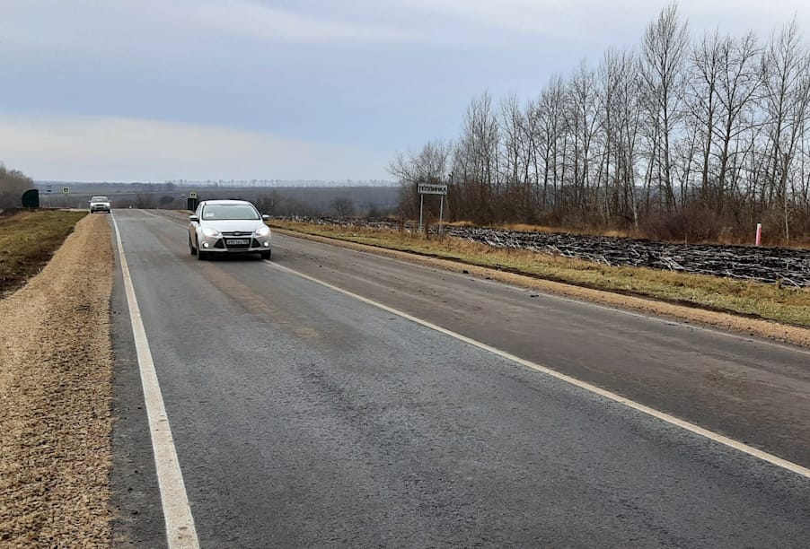 В Липецкой области обновили еще 12 км трассы Стебаево – Задонск - Долгоруково